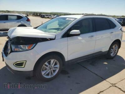 2016 Ford EDGE SEL, белый — VIN 2FMPK3J87GBB18534, Copart
