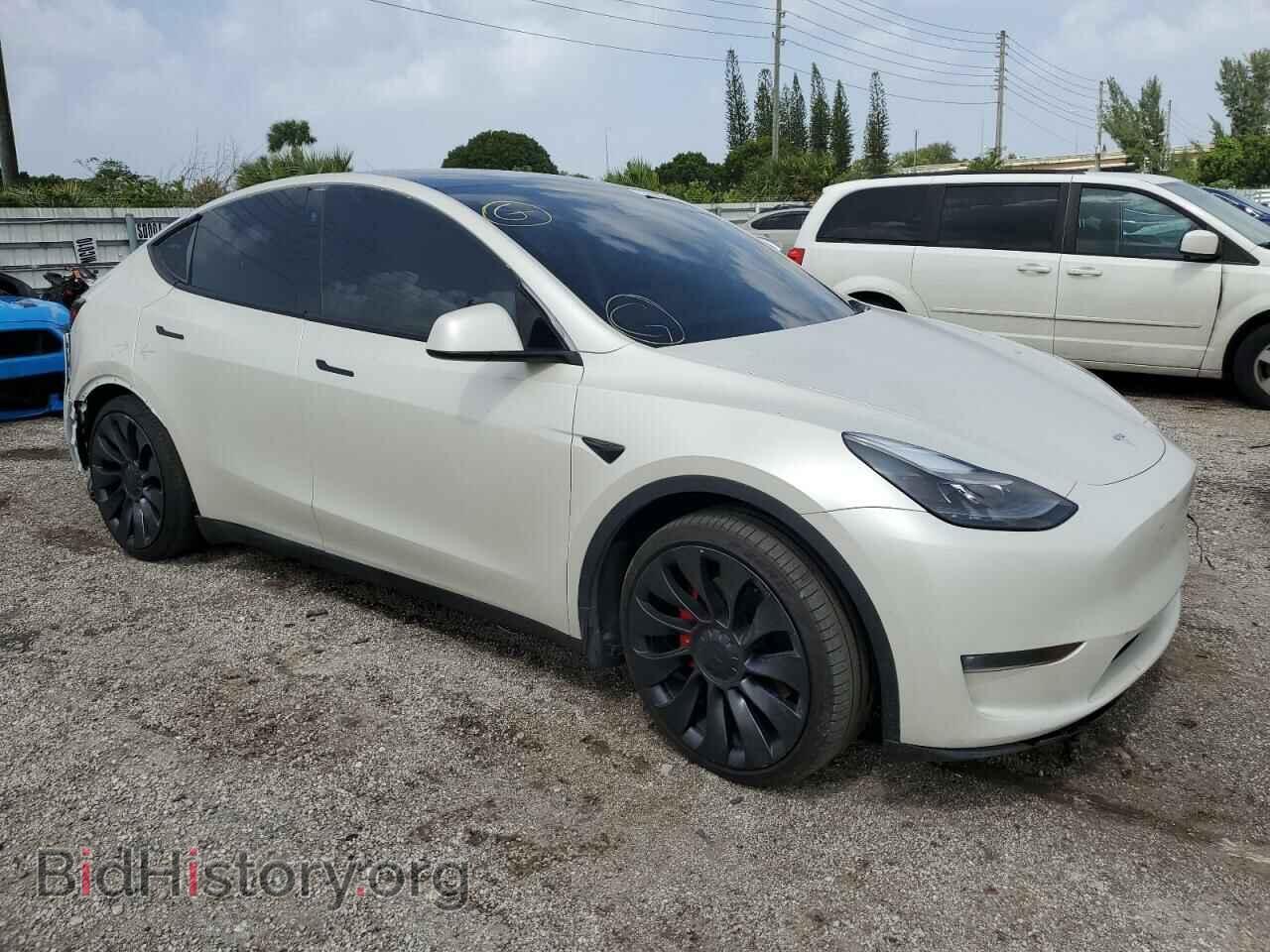 2022 TESLA MODEL Y - VIN: 7SAYGDEF4NF326172 - Фото 4