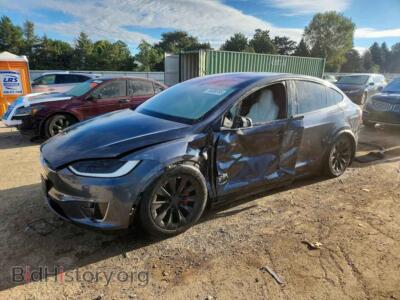 2016 Tesla MODEL X, серый — VIN 5YJXCAE41GF000835, Copart