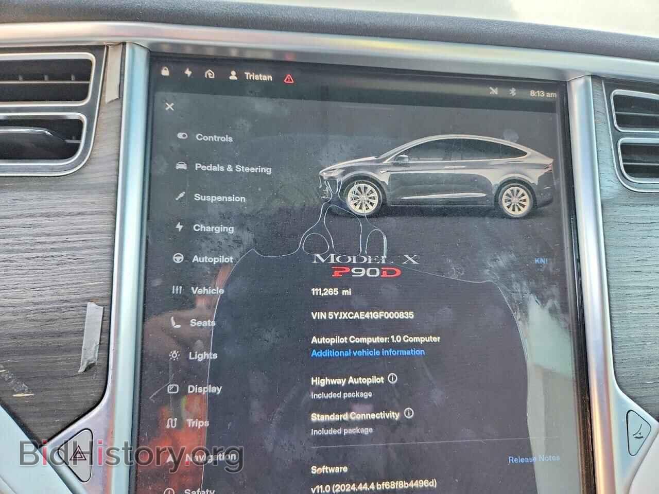 2016 TESLA MODEL X - VIN: 5YJXCAE41GF000835 - Photo 9