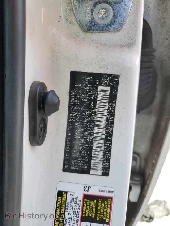 2012 TOYOTA COROLLA - VIN: 2T1BU4EEXCC856165 - Photo 13