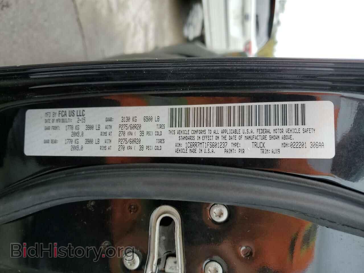 2015 RAM 1500 - VIN: 1C6RR7MT1FS601237 - Фото 12