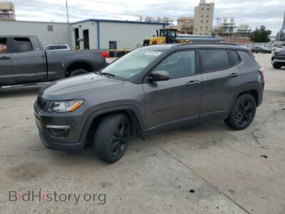 2021 Jeep COMPASS Latitude, серый — VIN 3C4NJCBB4MT563600, Copart