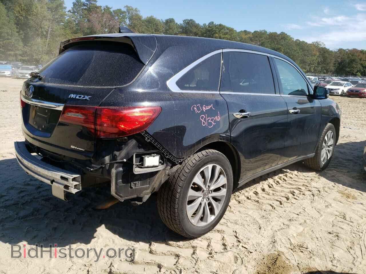 2014 ACURA MDX - VIN: 5FRYD4H44EB034567 - Фото 3