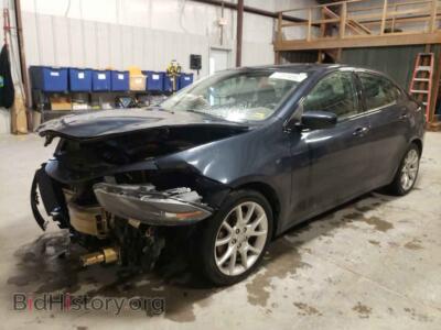 2014 Dodge DART Dart SXT, синий — VIN 1C3CDFBB4ED721364, Copart