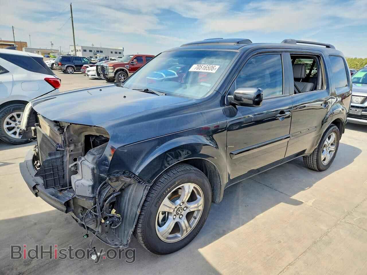 Photo 5FNYF3H51CB013607 - HONDA PILOT 2012