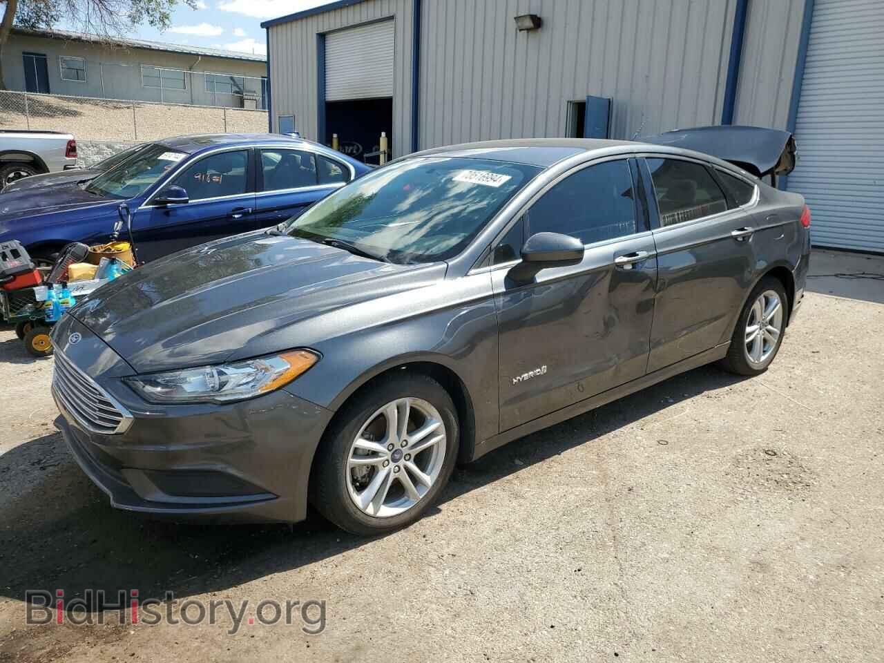 Photo 3FA6P0LU1JR247703 - FORD FUSION 2018