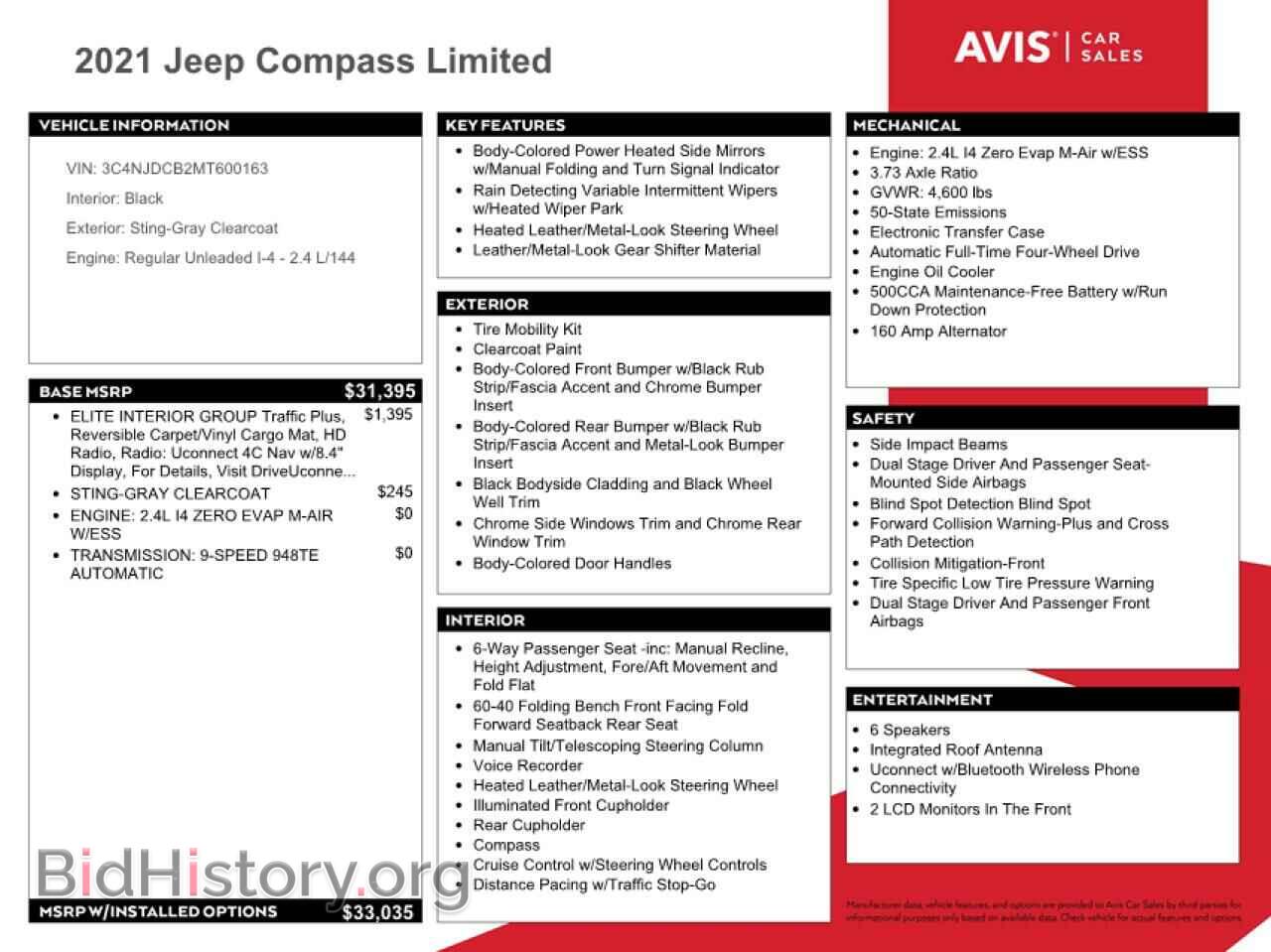 2021 JEEP COMPASS - VIN: 3C4NJDCB2MT600163 - Photo 13