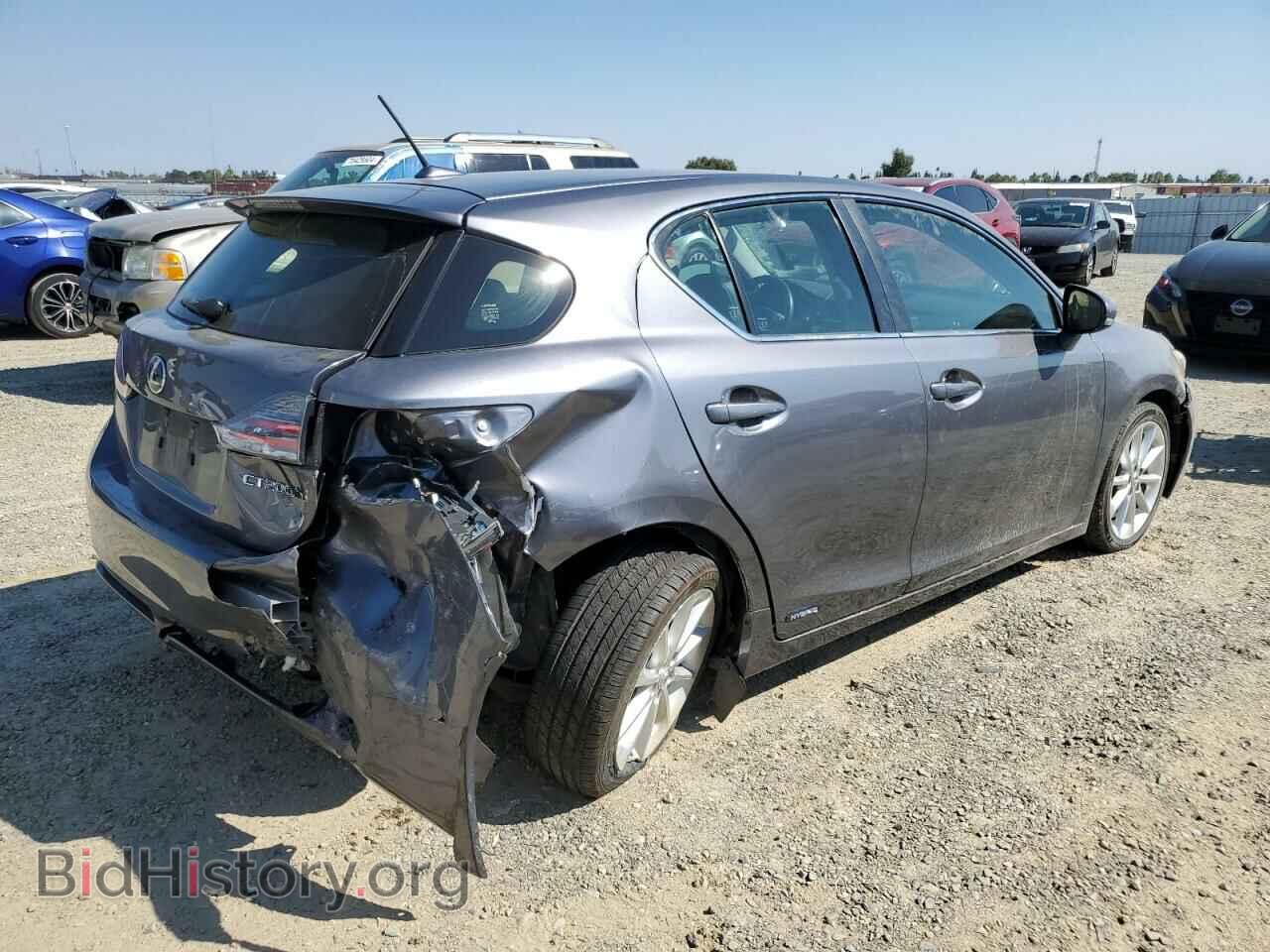 2012 LEXUS CT 200 - VIN: JTHKD5BH8C2079633 - Фото 3