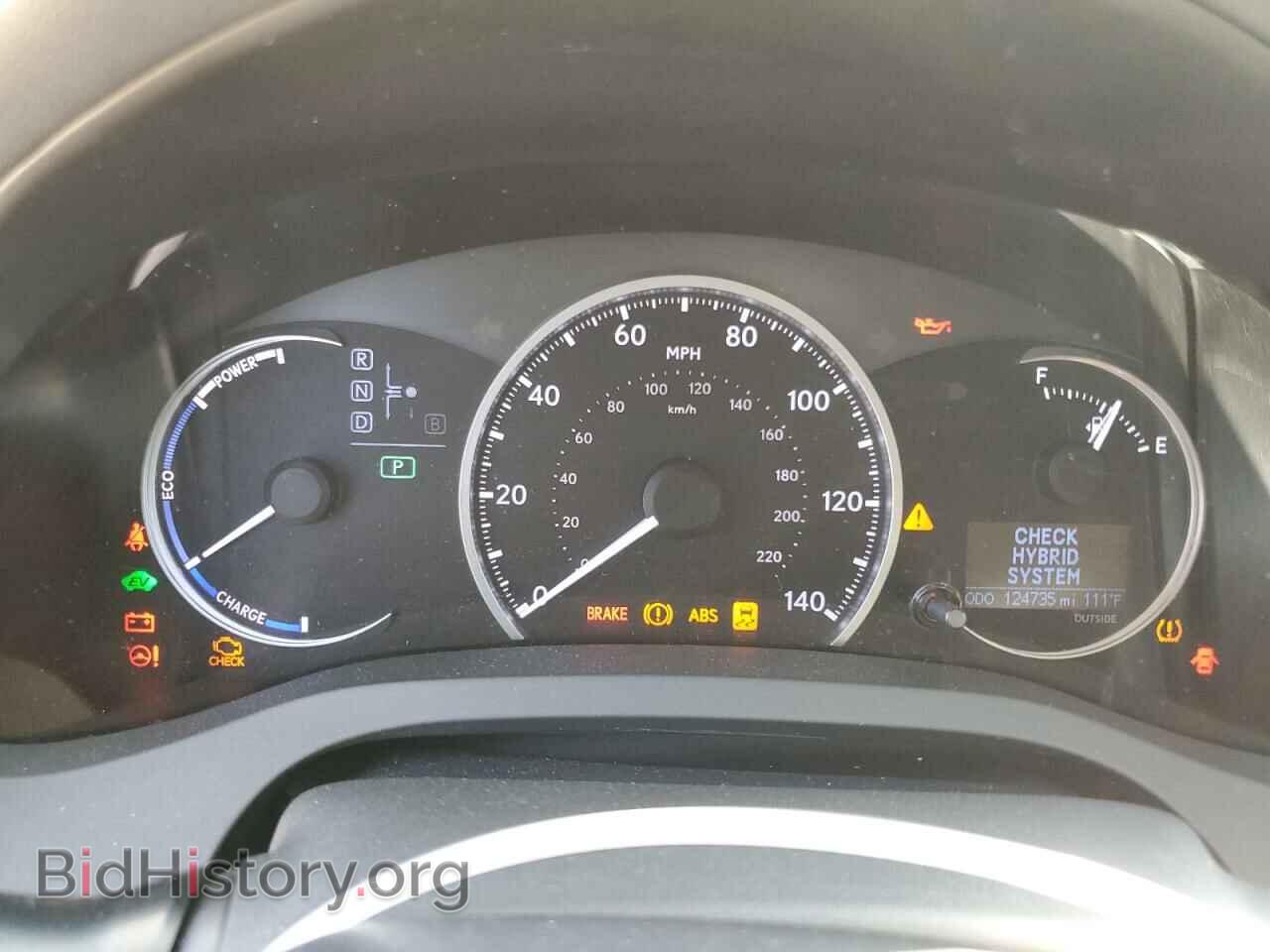 2012 LEXUS CT 200 - VIN: JTHKD5BH8C2079633 - Фото 9