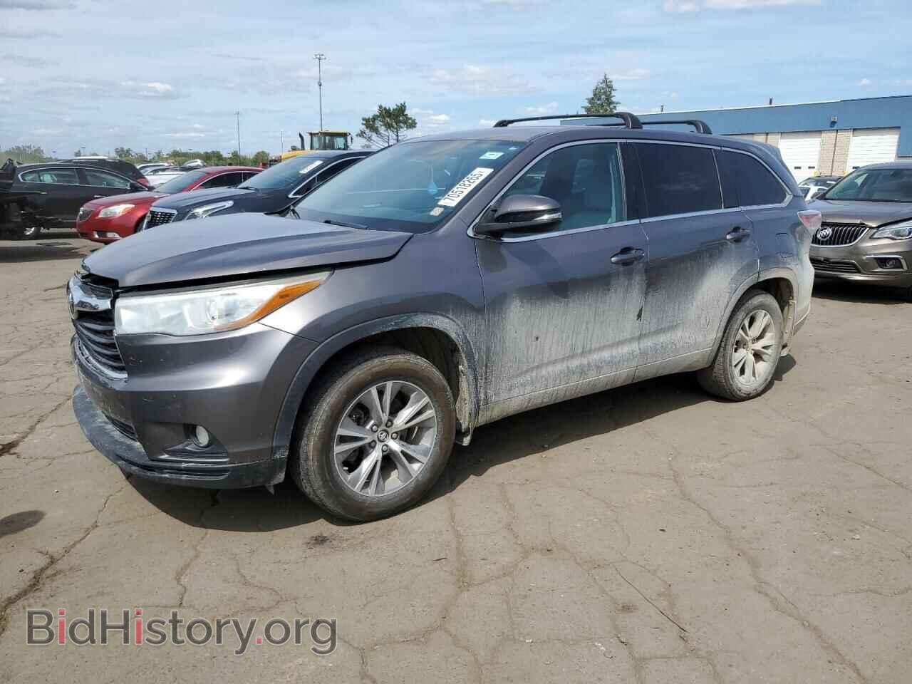 Фотография 5TDBKRFH6GS278512 - TOYOTA HIGHLANDER 2016