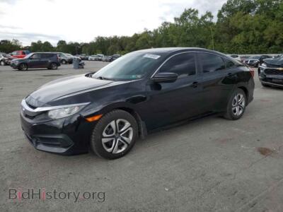 2018 Honda CIVIC LX, black — VIN 19XFC2E56JE021879, Copart