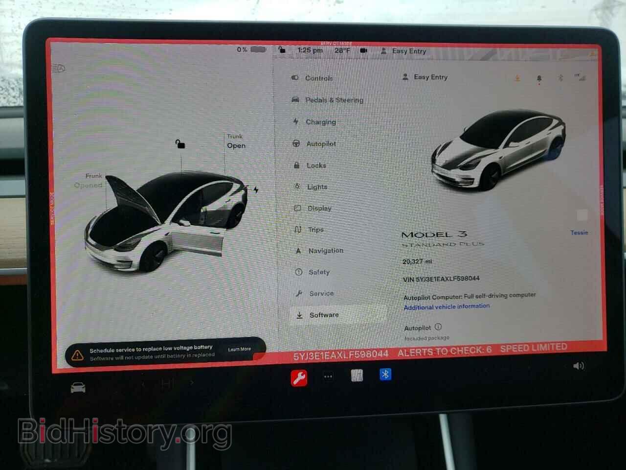 2020 TESLA MODEL 3 - VIN: 5YJ3E1EAXLF598044 - Фото 9