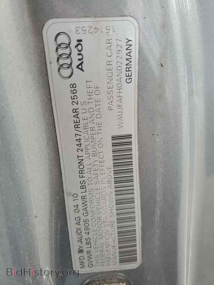 2010 AUDI A5 - VIN: WAUJFAFH0AN022927 - Фото 12