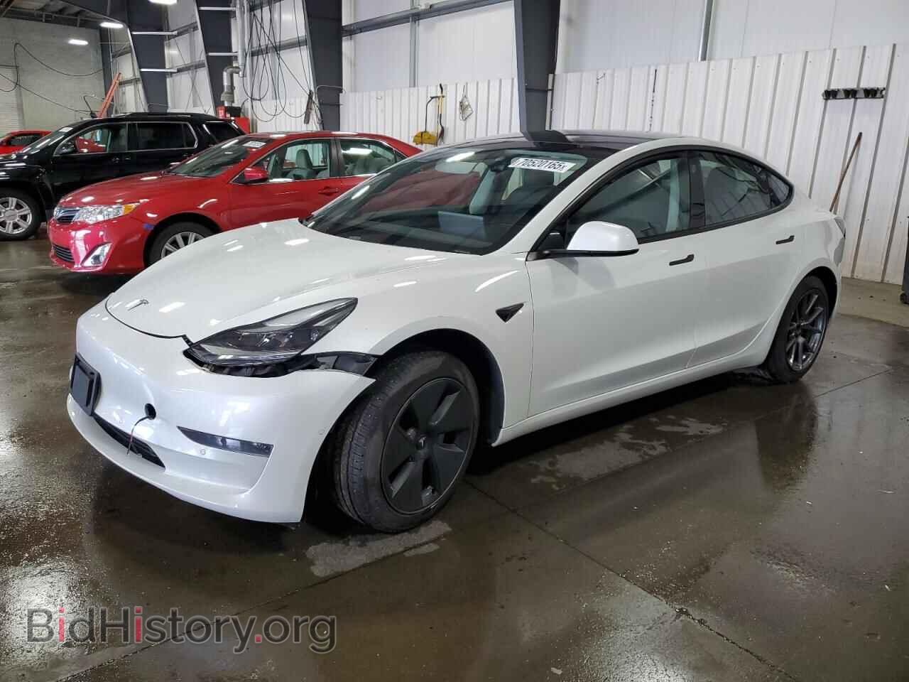 Photo 5YJ3E1EA5MF075709 - TESLA MODEL 3 2021