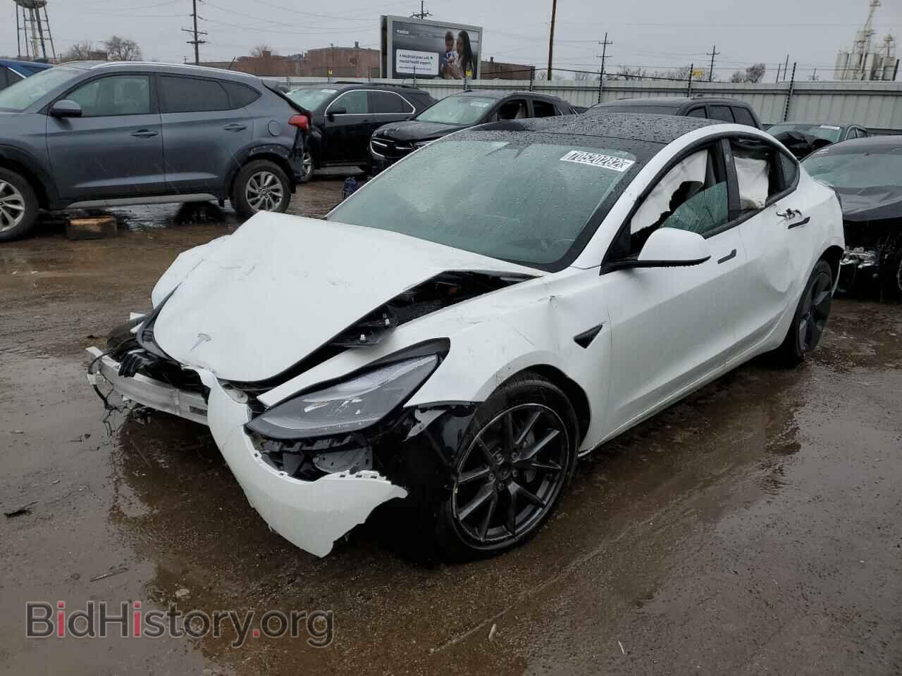 Photo 5YJ3E1EA1MF093950 - TESLA MODEL 3 2021