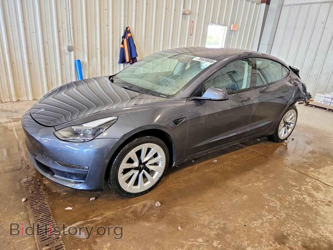 Photo 5YJ3E1EB3NF247066 - TESLA MODEL 3 2022