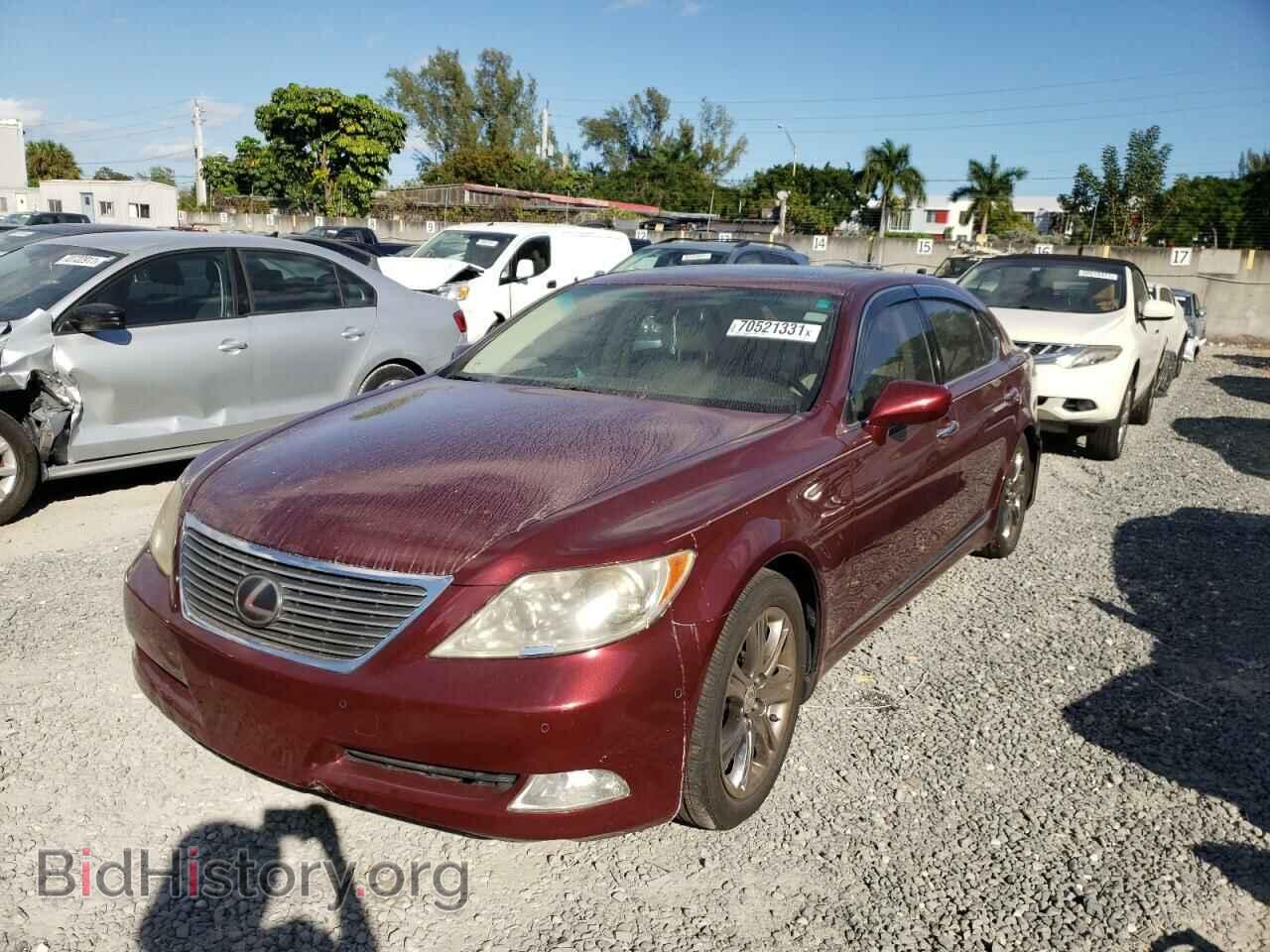 2007 LEXUS LS460 - VIN: JTHGL46F675009385 - Фото 2