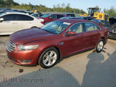 2014 Ford TAURUS SEL, коричневый — VIN 1FAHP2E88EG126121, Copart