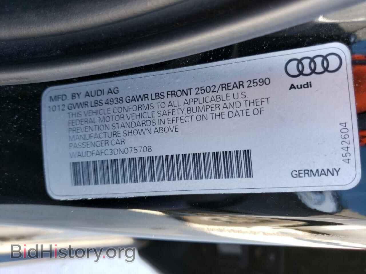 2013 AUDI A6 - VIN: WAUDFAFC3DN075708 - Photo 10