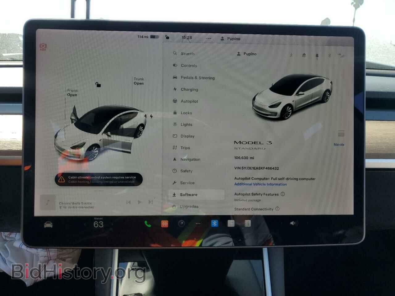 2019 TESLA MODEL 3 - VIN: 5YJ3E1EA8KF466432 - Photo 9
