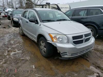 2007 Dodge CALIBER, silver — VIN 1B3HB28B97D523326, Copart