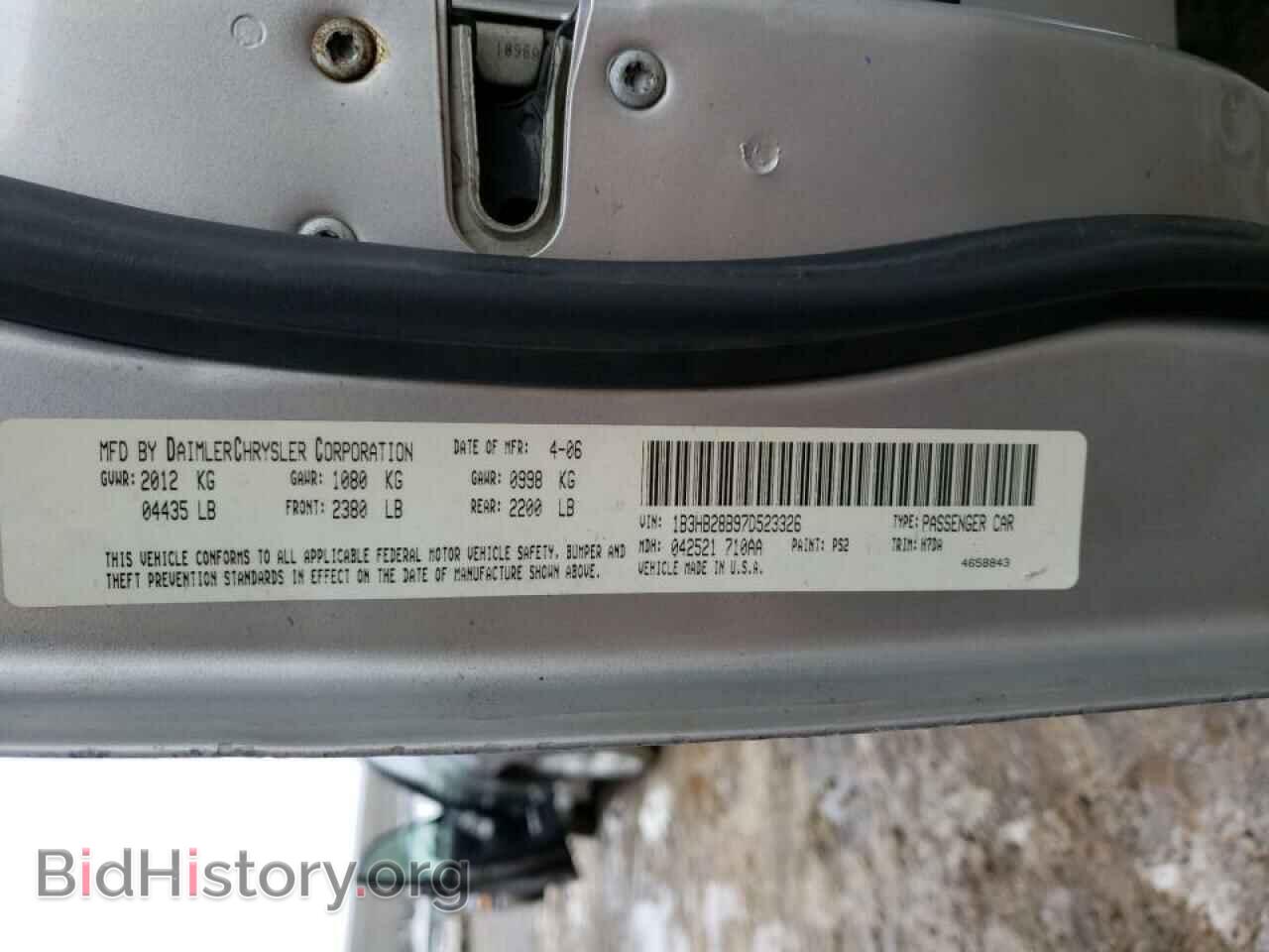 2007 DODGE CALIBER - VIN: 1B3HB28B97D523326 - Photo 10