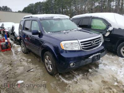 2014 Honda PILOT Pilot Exln, синий — VIN 5FNYF3H73EB008896, Copart