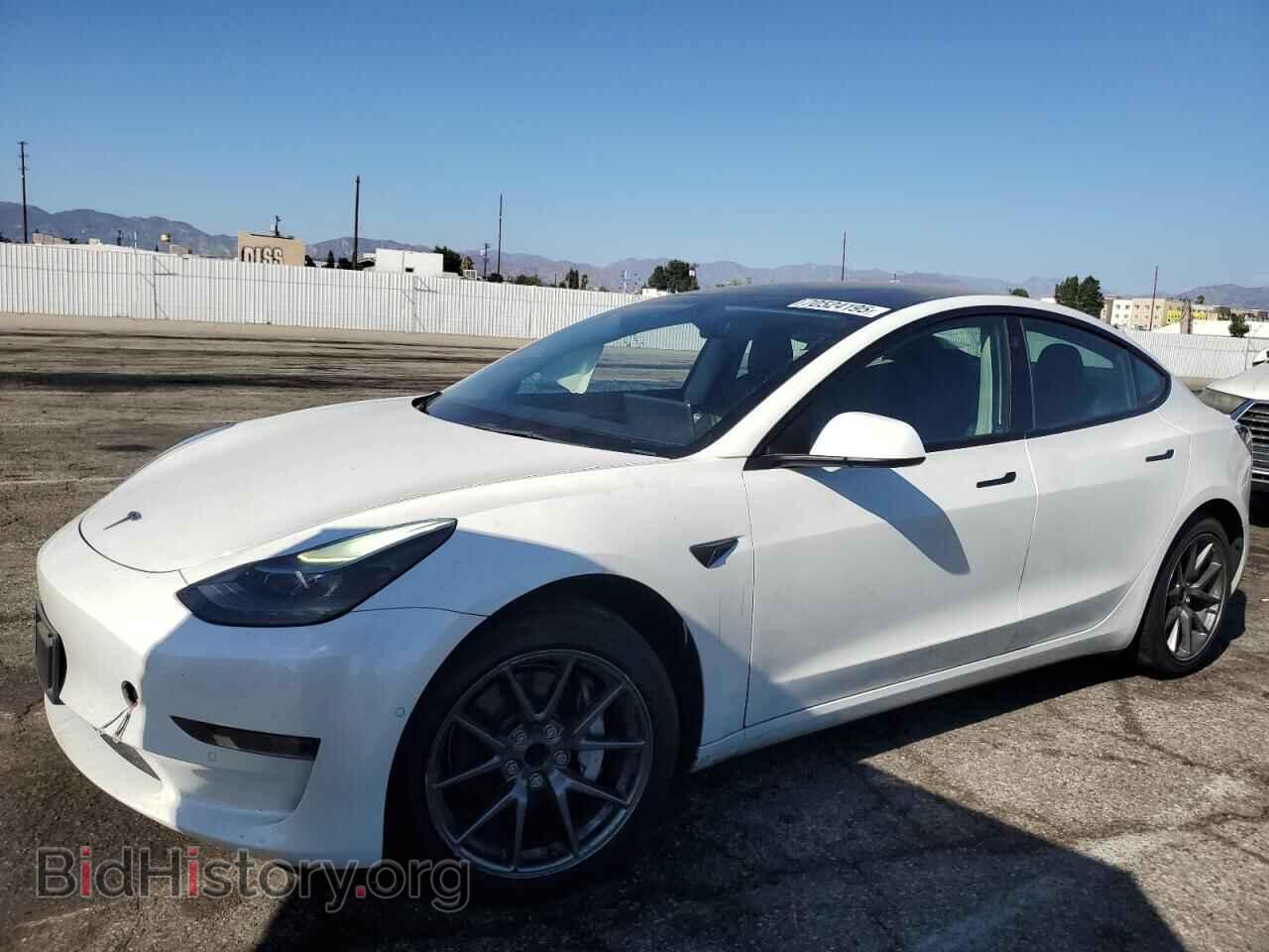 Photo 5YJ3E1EA5MF097094 - TESLA MODEL 3 2021