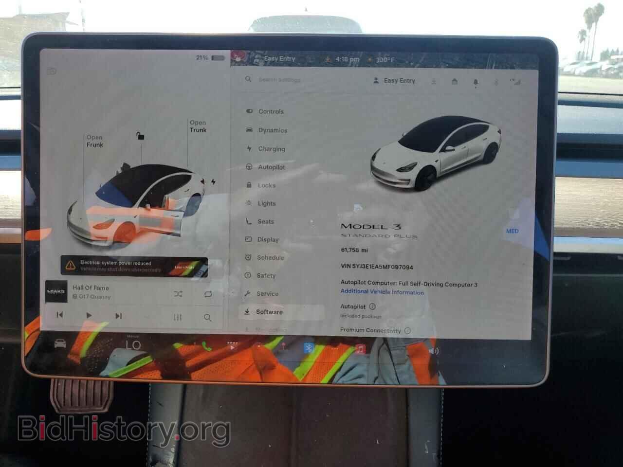 2021 TESLA MODEL 3 - VIN: 5YJ3E1EA5MF097094 - Фото 9