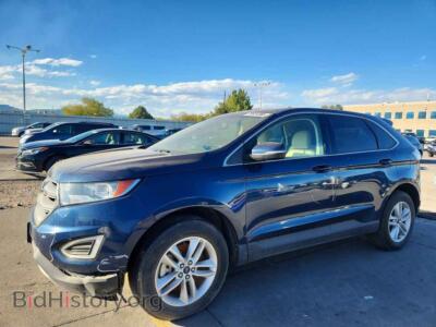 2017 Ford EDGE SEL, blue — VIN 2FMPK4J85HBC16095, Copart