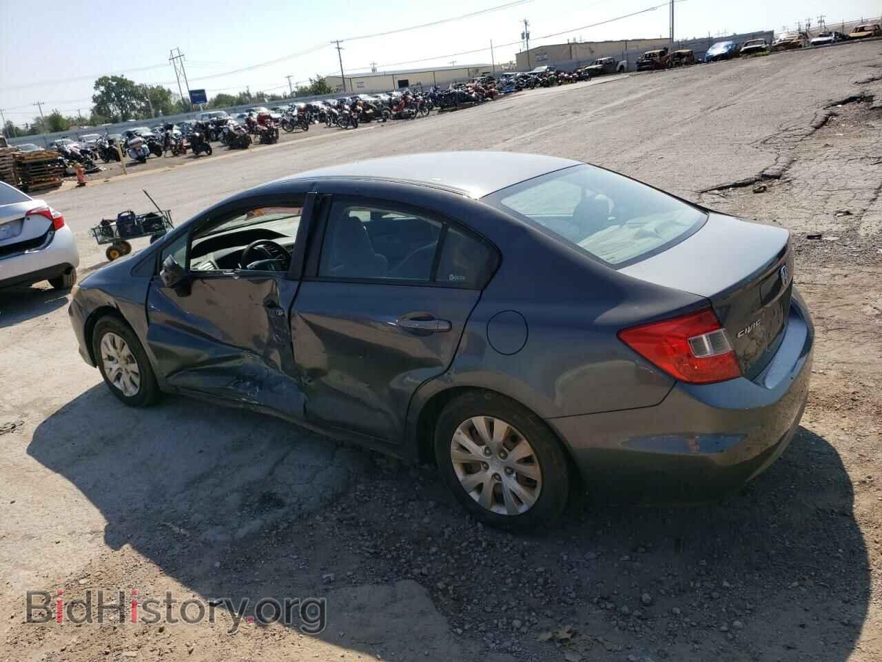 2012 HONDA CIVIC - VIN: 2HGFB2F59CH593703 - Фото 2