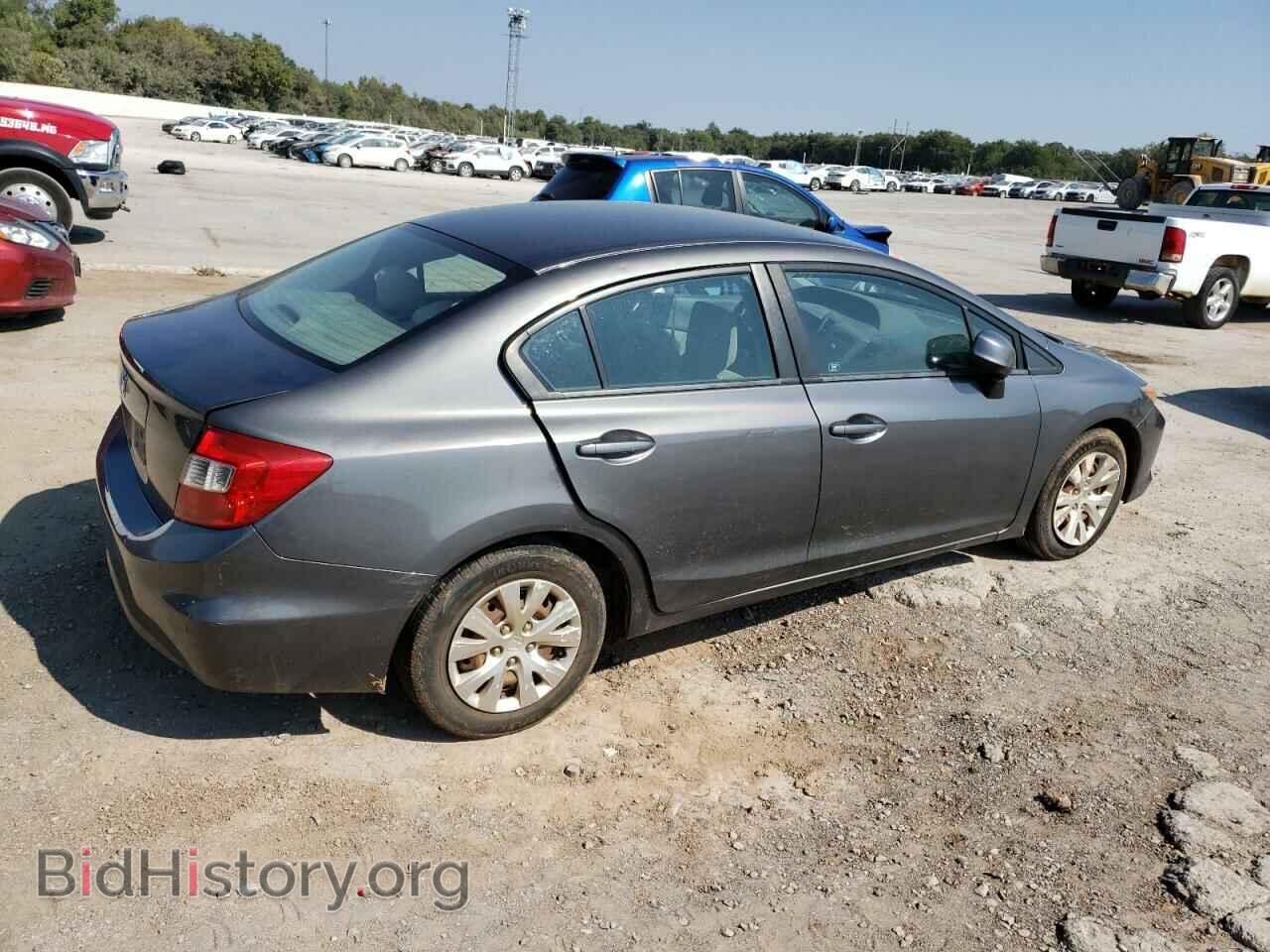 2012 HONDA CIVIC - VIN: 2HGFB2F59CH593703 - Фото 3