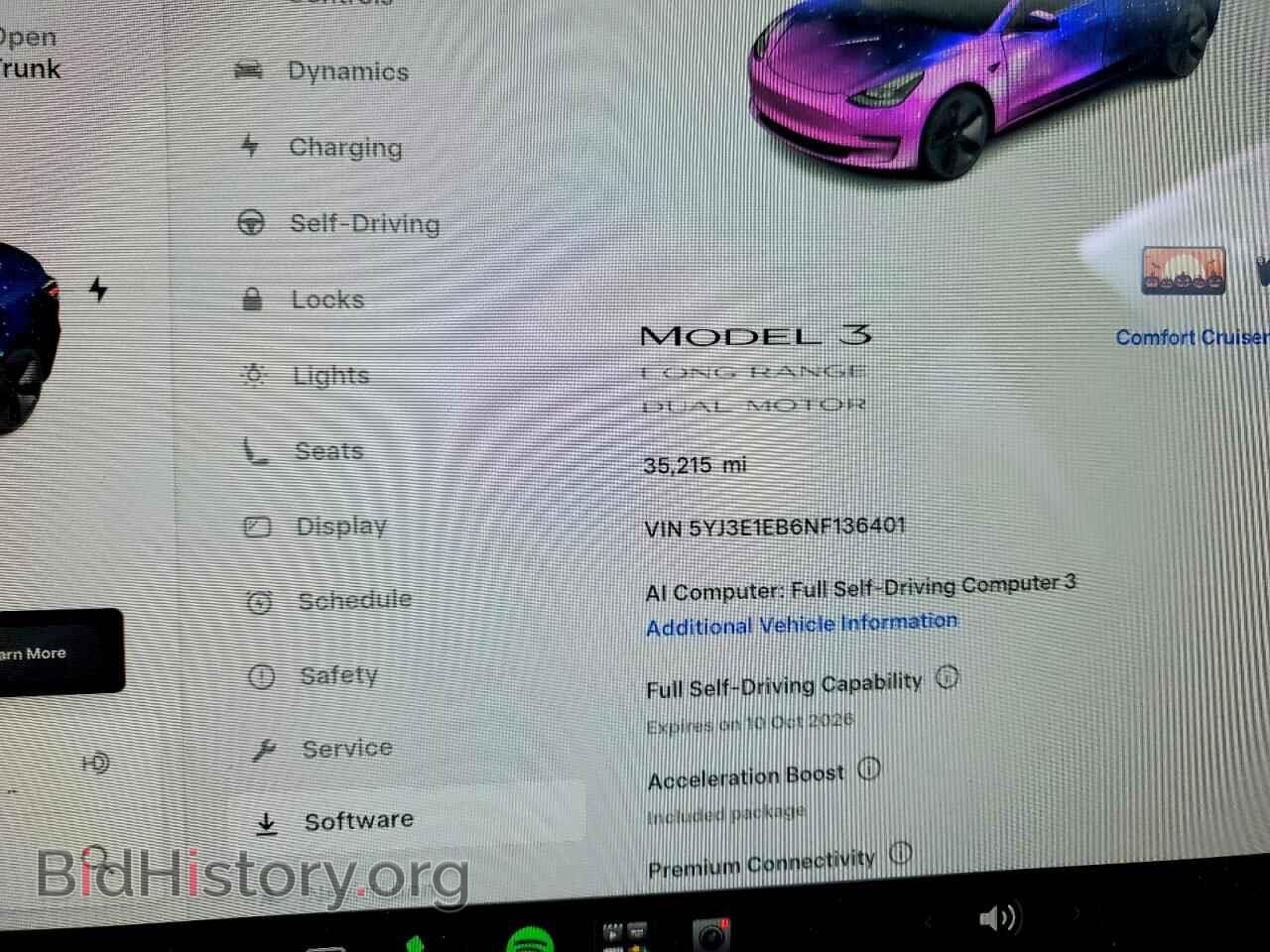 2022 TESLA MODEL 3 - VIN: 5YJ3E1EB6NF136401 - Photo 9