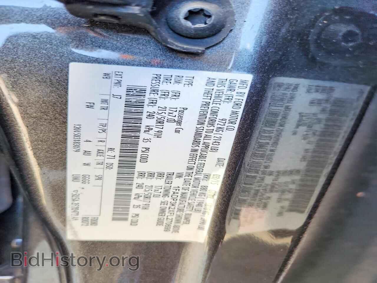 2015 FORD FOCUS - VIN: 1FADP3K2XFL270699 - Photo 12