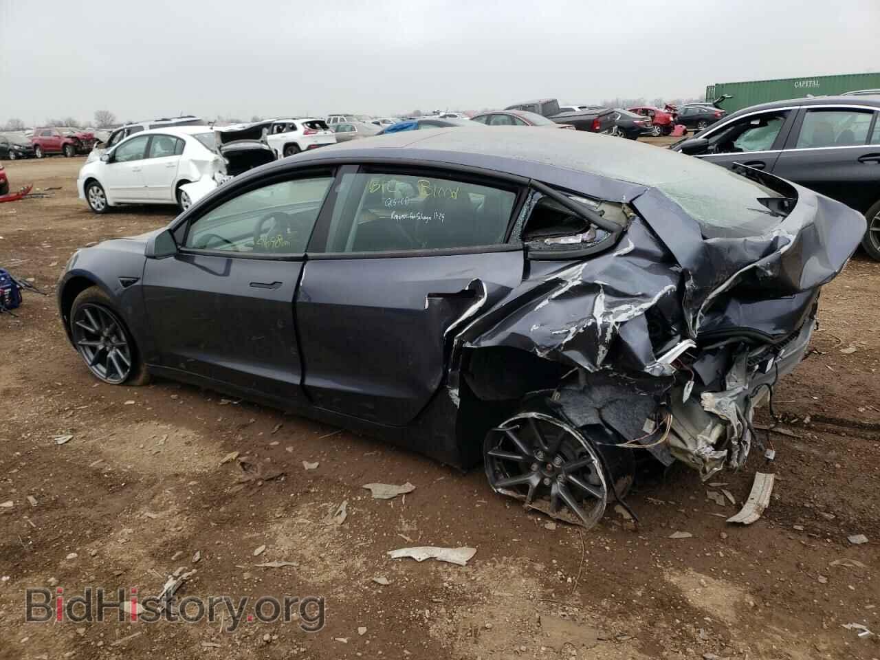 2022 TESLA MODEL 3 - VIN: 5YJ3E1EAXNF368572 - Фото 2