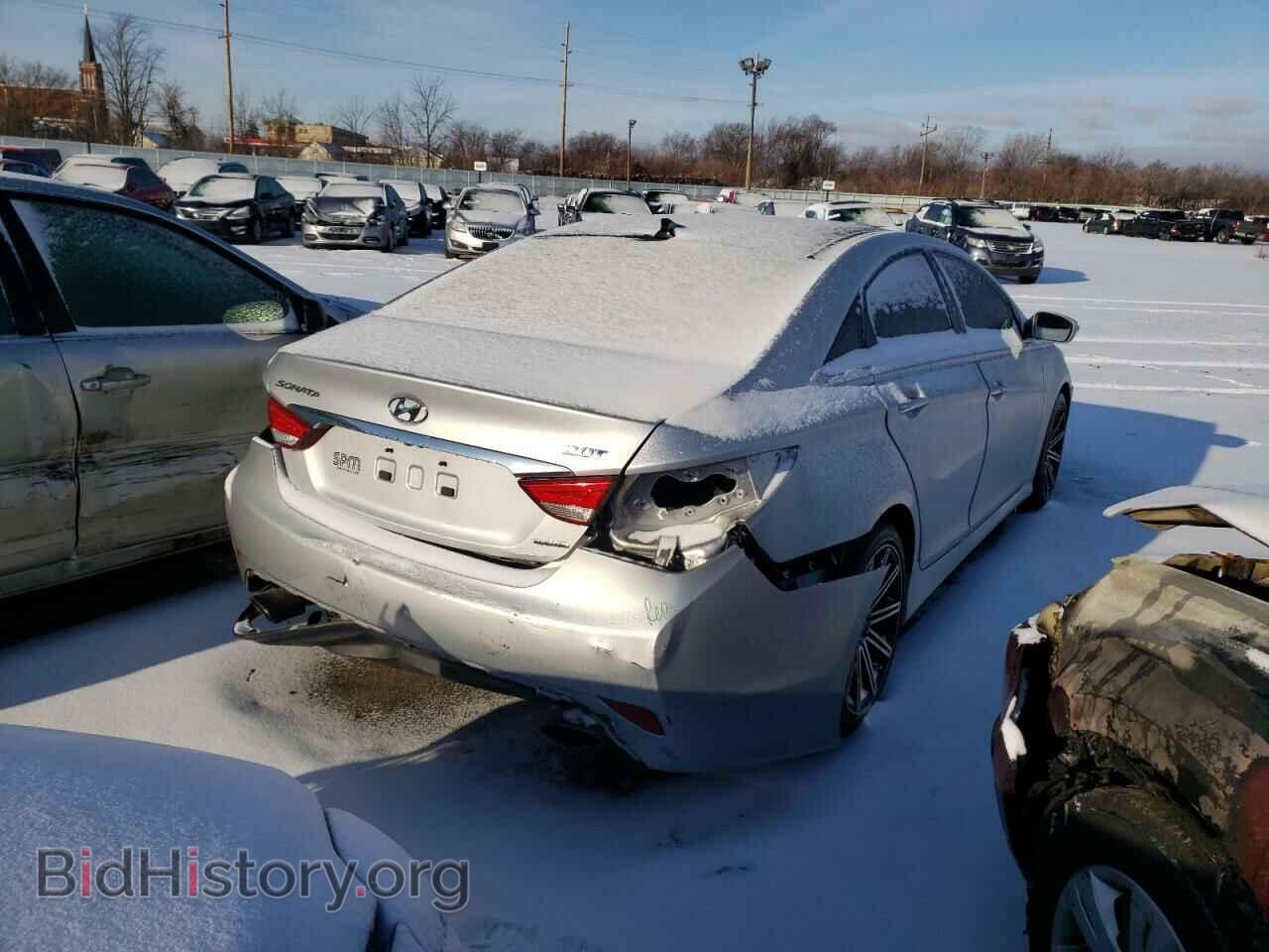 2014 HYUNDAI SONATA - VIN: 5NPEC4AB5EH830343 - Фото 4