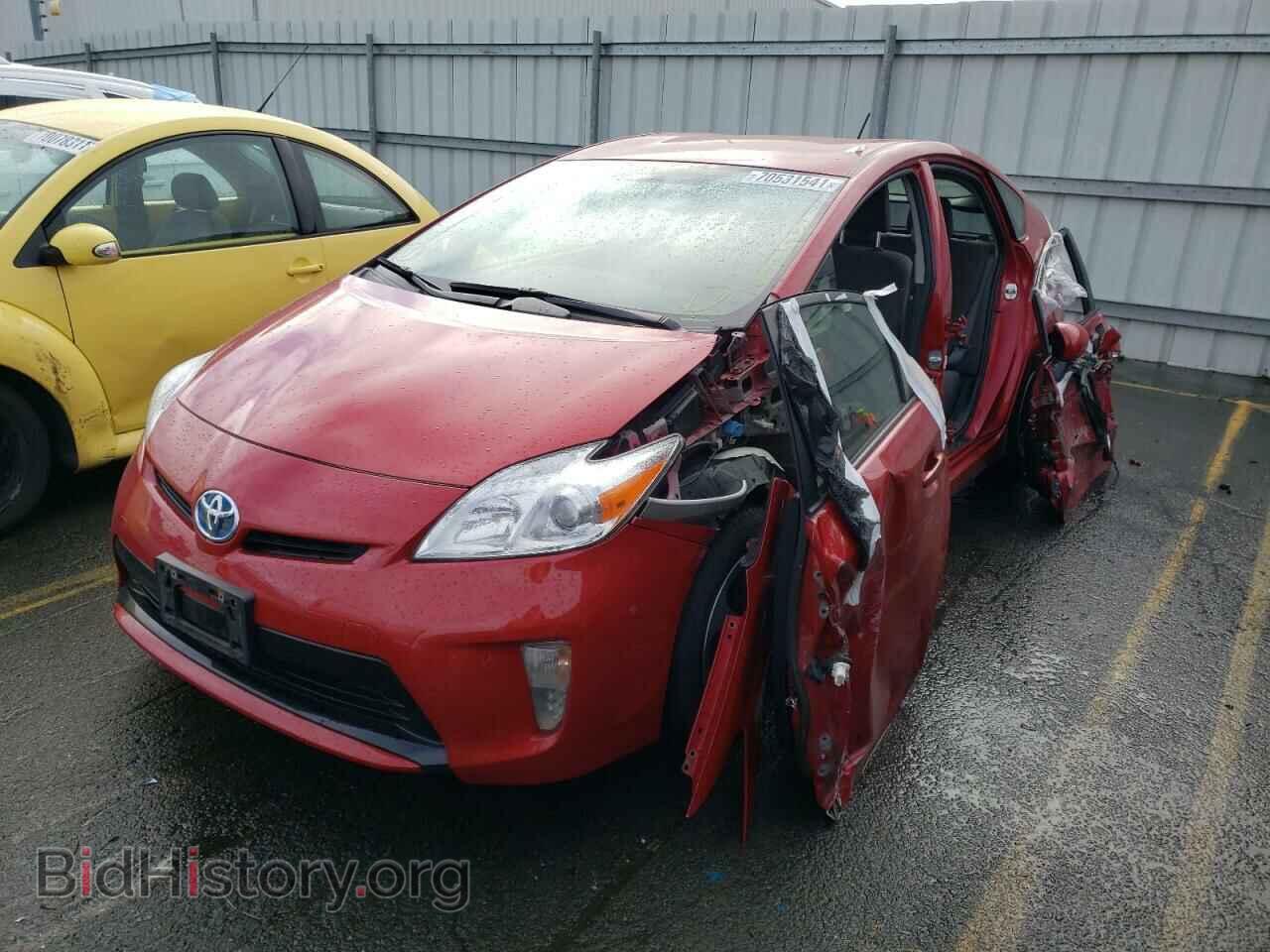 2014 TOYOTA PRIUS - VIN: JTDKN3DU4E1761883 - Фото 2