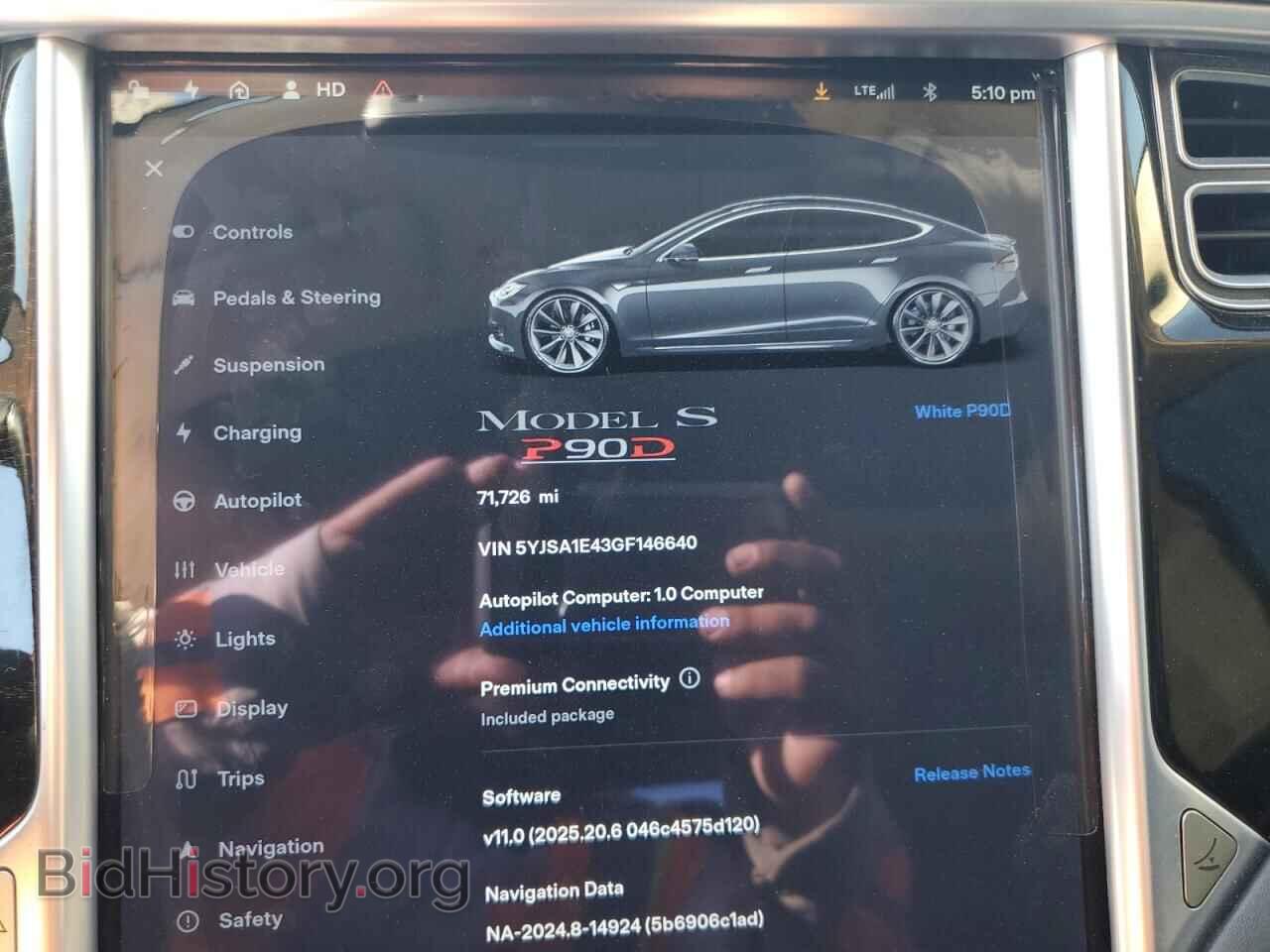 2016 TESLA MODEL S - VIN: 5YJSA1E43GF146640 - Photo 9
