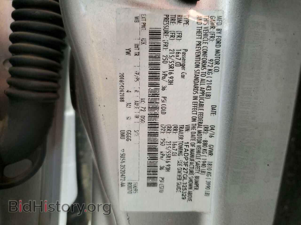 2016 FORD FOCUS - VIN: 1FADP3F27GL325329 - Фото 13