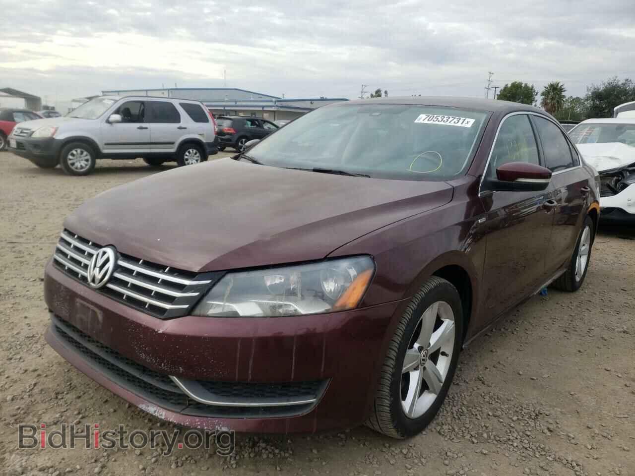 2014 VOLKSWAGEN PASSAT - VIN: 1VWAT7A34EC040971 - Фото 2