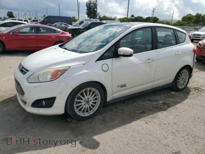 2013 Ford CMAX Premium, белый — VIN 1FADP5CU5DL529169, Copart