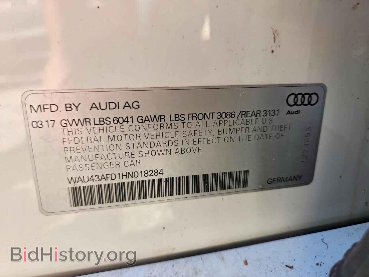 2017 AUDI A8 - VIN: WAU43AFD1HN018284 - Photo 12