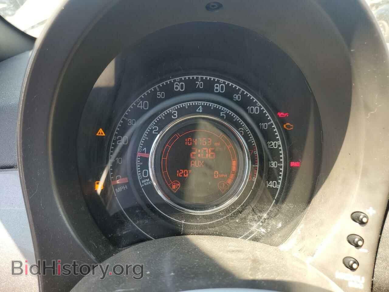 2012 FIAT 500 - VIN: 3C3CFFBR4CT335543 - Фото 9