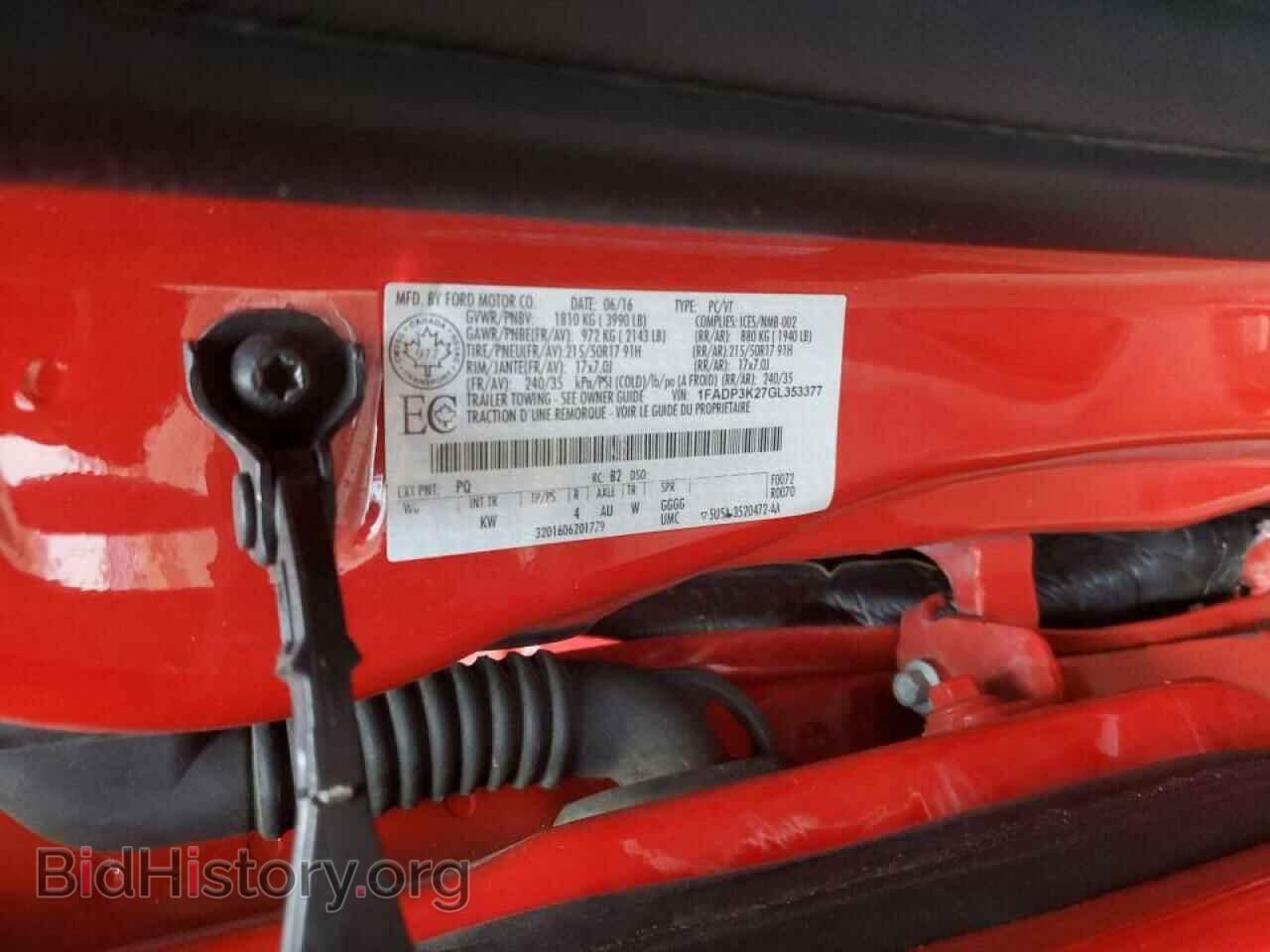 2016 FORD FOCUS - VIN: 1FADP3K27GL353377 - Фото 12