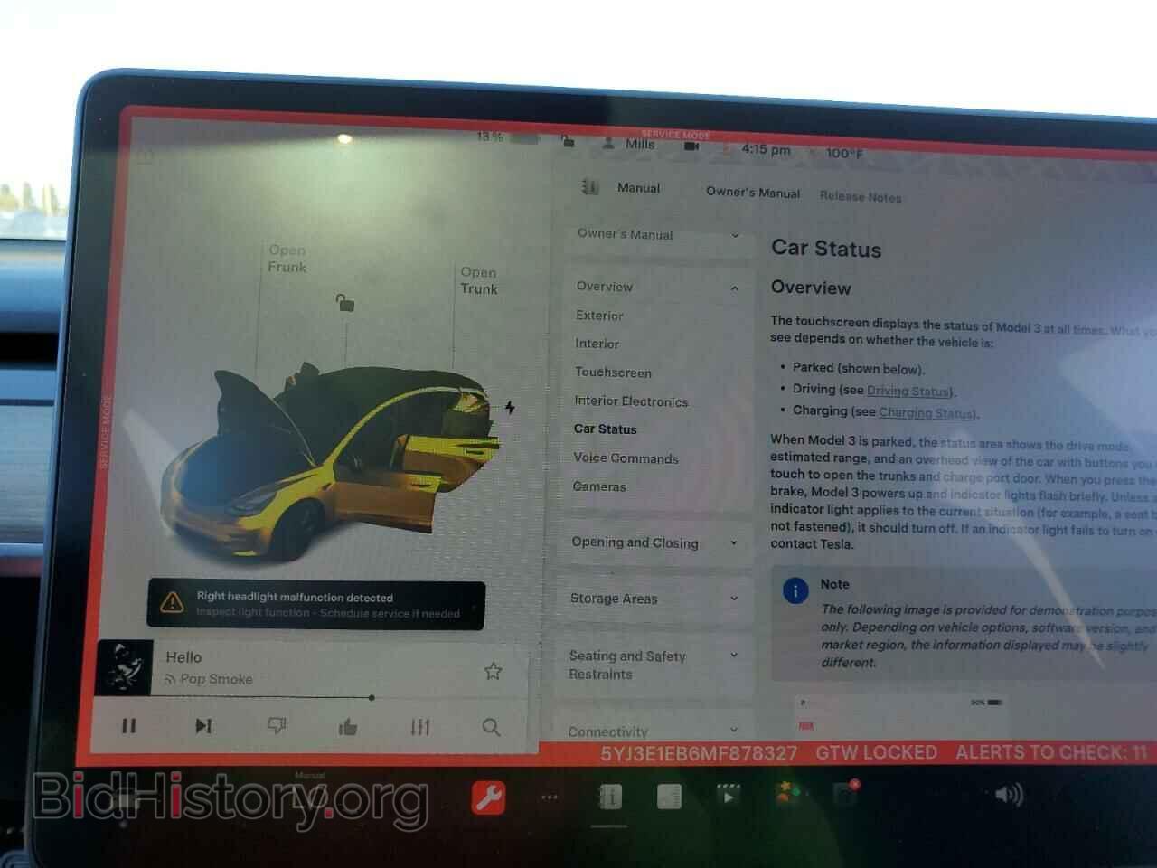 2021 TESLA MODEL 3 - VIN: 5YJ3E1EB6MF878327 - Photo 9