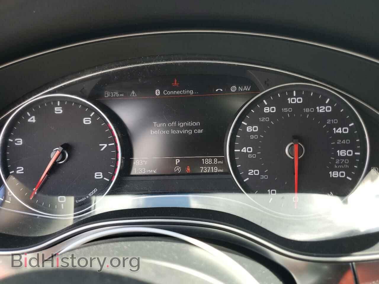 2014 AUDI A6 - VIN: WAUFGAFC0EN069629 - Фото 9