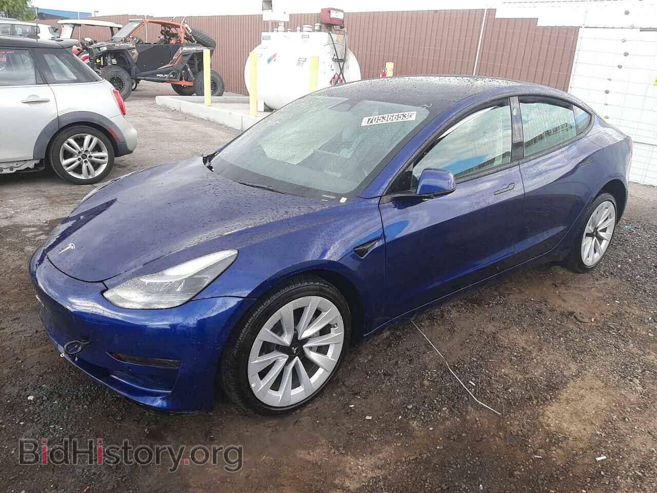 Photo 5YJ3E1EA3NF372656 - TESLA MODEL 3 2022