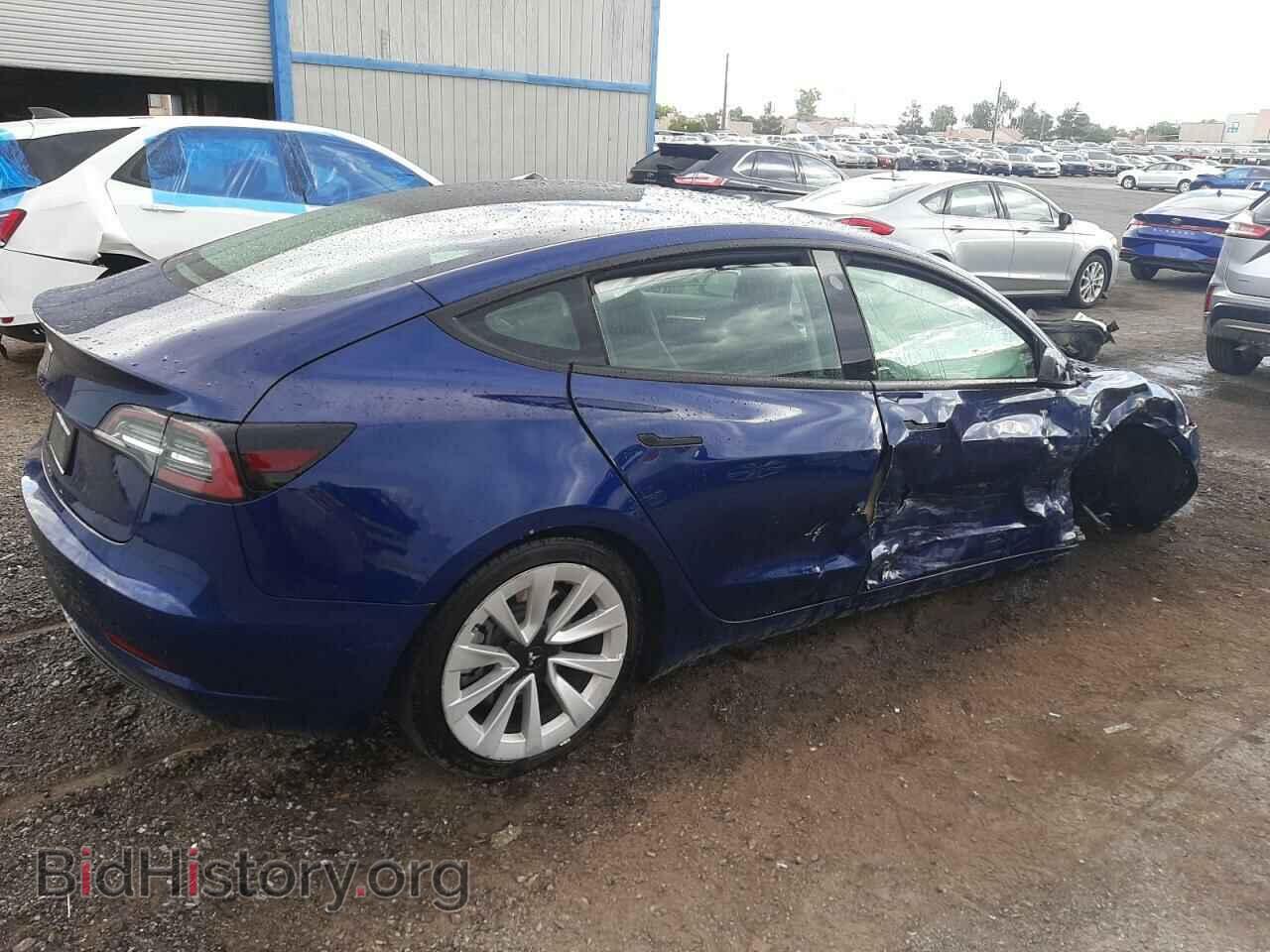 2022 TESLA MODEL 3 - VIN: 5YJ3E1EA3NF372656 - Фото 3