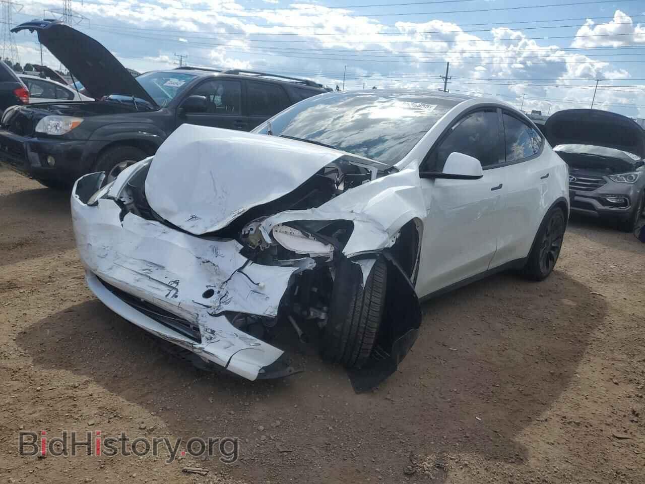 Photo 7SAYGDEF7NF530836 - TESLA MODEL Y 2022